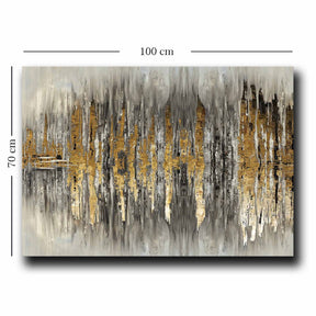 Tablou 895FNA1198, multicolor, panza/lemn, 100x70 cm