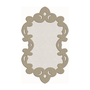 Covor, 160x230 cm, forma atipica, poliester, bej, ALN600FG416BJ07