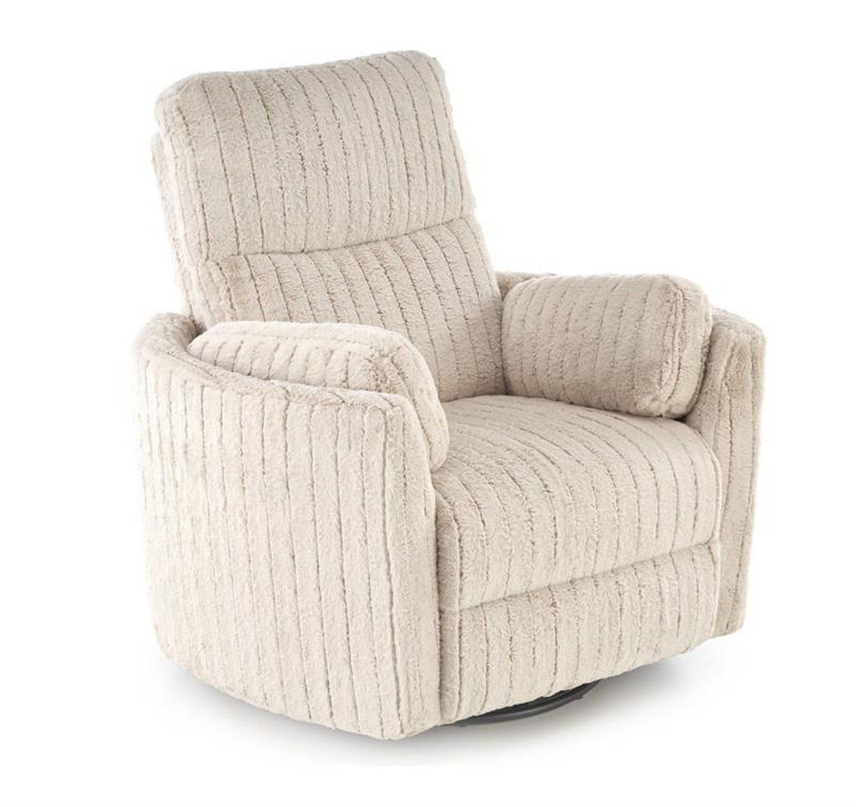 Fotoliu recliner PEGAS, stofa bej, 110x100/170x108/81 cm