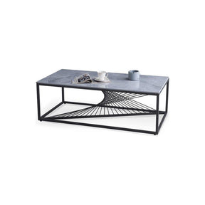 Masuta de cafea INFINITY 2, gri/negru, 160x60x45 cm