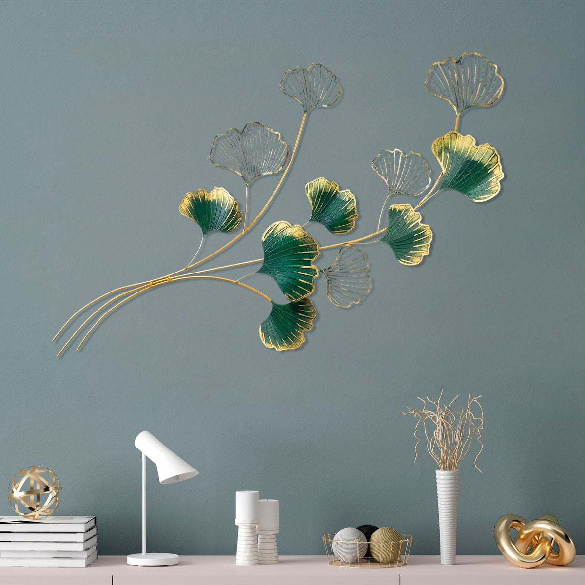 Accesoriu decorativ Yiwu, metalic, multicolor, 120x4x100 cm