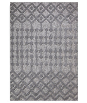 Covor 58388A, 80x150 cm, forma dreptunghiulara, polipropilena, gri