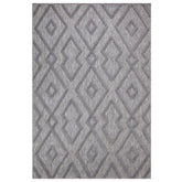 Covor 58594A, 80x150 cm, forma dreptunghiulara, polipropilena, gri