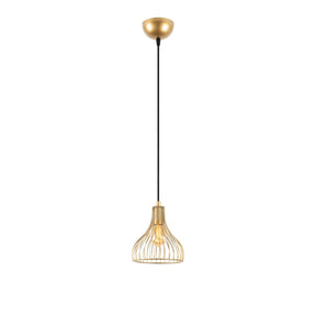 Lustra TELYILDO 12165, auriu/negru, metal, 20x27-117 cm