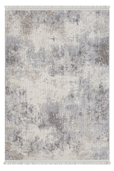 Covor BASTIA, 80x150 cm, forma dreptunghiulara, polipropilena, crem/gri, 1275