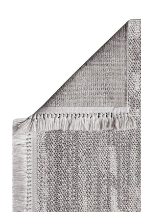 Covor BASTIA, 80x150 cm, forma dreptunghiulara, polipropilena, gri/crem, 1277