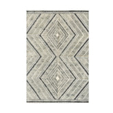 Covor S5280, 80x120 cm, forma dreptunghiulara, poliester, gri
