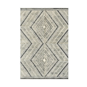 Covor S5280, 80x120 cm, forma dreptunghiulara, poliester, gri