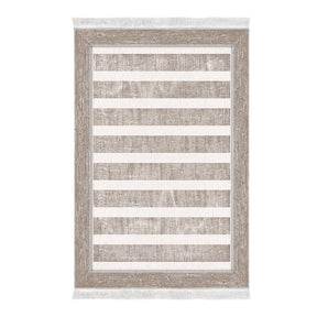 Covor 1545, 80x120 cm, forma dreptunghiulara, poliester, bej/crem