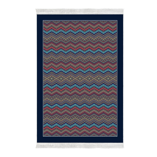 Covor 1935, 80x120 cm, forma dreptunghiulara, poliester, multicolor
