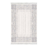 Covor M5076, 80x120 cm, forma dreptunghiulara, poliester, albastru deschis