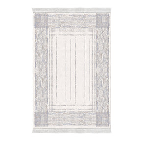 Covor M5076, 80x120 cm, forma dreptunghiulara, poliester, albastru deschis