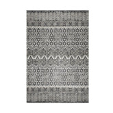 Covor 1700 - V2, 80x120 cm, forma dreptunghiulara, poliester, gri inchis