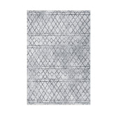 Covor F5079 - V2, 80x120 cm, forma dreptunghiulara, poliester, albastru deschis