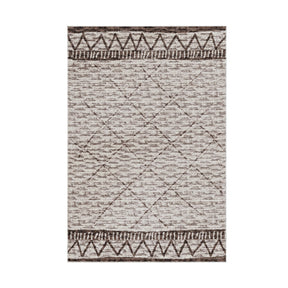 Covor F5081 - V2, 80x120 cm, forma dreptunghiulara, poliester, maro