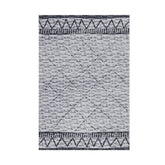 Covor F5081 - V2, 80x120 cm, forma dreptunghiulara, poliester, albastru inchis