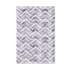 Covor F5124 - V2, 80x120 cm, forma dreptunghiulara, poliester, gri