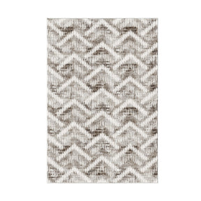 Covor F5124 - V2, 80x120 cm, forma dreptunghiulara, poliester, maro