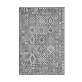 Covor F5137 - V2, 80x120 cm, forma dreptunghiulara, poliester, gri antracit