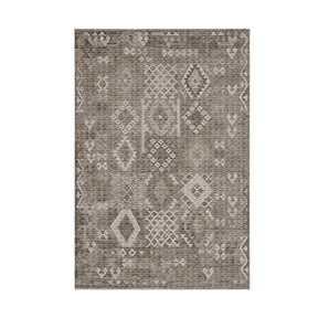 Covor F5137 - V2, 80x120 cm, forma dreptunghiulara, poliester, maro