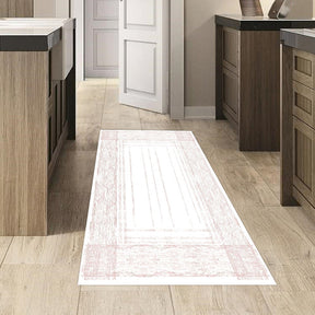 Covor M5076 - V2, 80x120 cm, forma dreptunghiulara, poliester, roz deschis