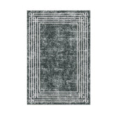 Covor M5142 - V2, 80x120 cm, forma dreptunghiulara, poliester, gri inchis