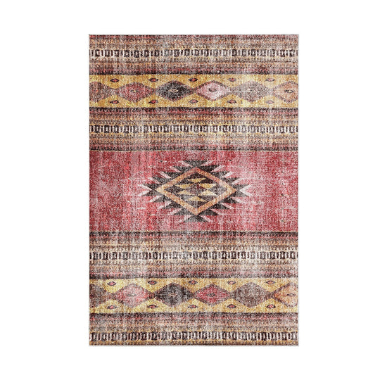 Covor F5007, 80x120 cm, forma dreptunghiulara, poliester, multicolor