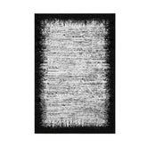 Covor 1342, 80x120 cm, forma dreptunghiulara, poliester, negru/alb