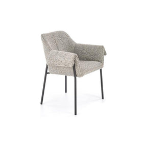 Scaun tapitat K522, gri/negru, stofa, 68x62x83 cm