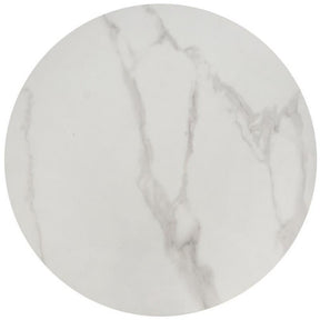 Set 2 masute OSARIO, alb, ceramica/metal, 60x40/50x46 cm