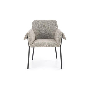 Scaun tapitat K522, gri/negru, stofa, 68x62x83 cm