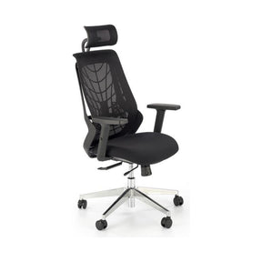 Scaun birou GERONIMO, negru, stofa clasica, reglabil, 66x67x115 cm