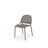 Scaun gradina K532, grej, polipropilena, 50x56x80 cm