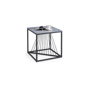 Masuta de cafea INFINITY 2, gri/negru, 55x55x55 cm