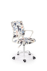 Scaun birou ORIS, multicolor, stofa clasica/metal, 51x51x88/100 cm