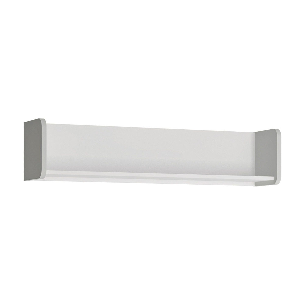Polita ALBI, alb, PAL laminat, 118x24x26 cm