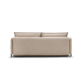 Canapea extensibila Amalfi, stofa catifelata maro - Monolith 15, 226x105x90 cm