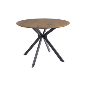 Masa ASTER, stejar/negru, 100x100x76 cm
