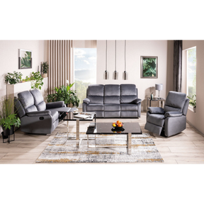 Masuta cafea VELA, marmura/inox, negru/argintiu, 61x61x61 cm