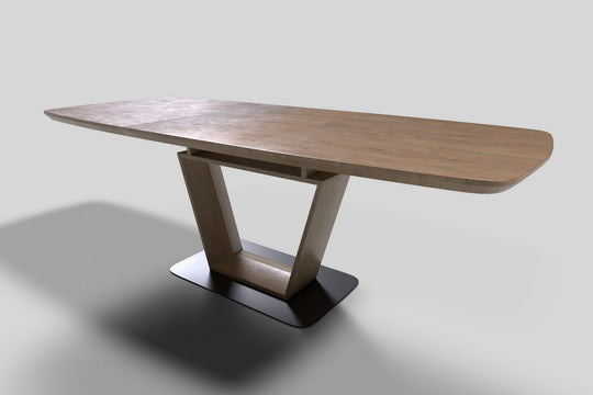 Masa living aurie Blacky, 160/220X90X76 CM