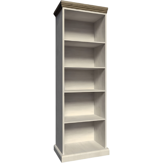 Etajera ROYAL RW, PAL, pin nordic/stejar sălbatic, 68x39x187 cm