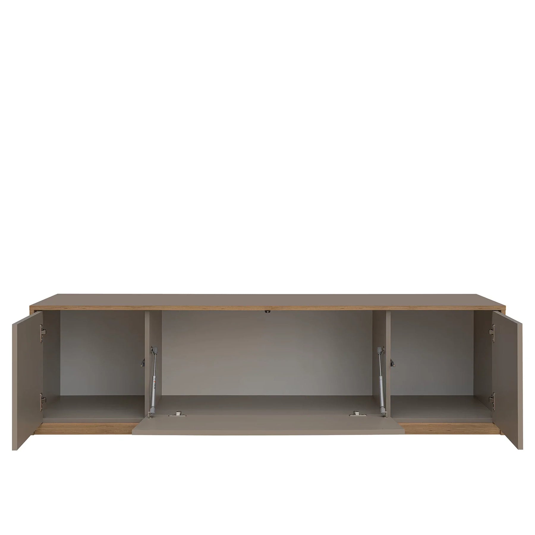 Comoda tv sufragerie COMPLEX, PAL laminat, gri cubanit/stejar, 170.2×45×46.8 cm