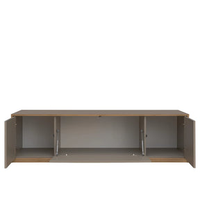Comoda tv sufragerie COMPLEX, PAL laminat, gri cubanit/stejar, 170.2×45×46.8 cm