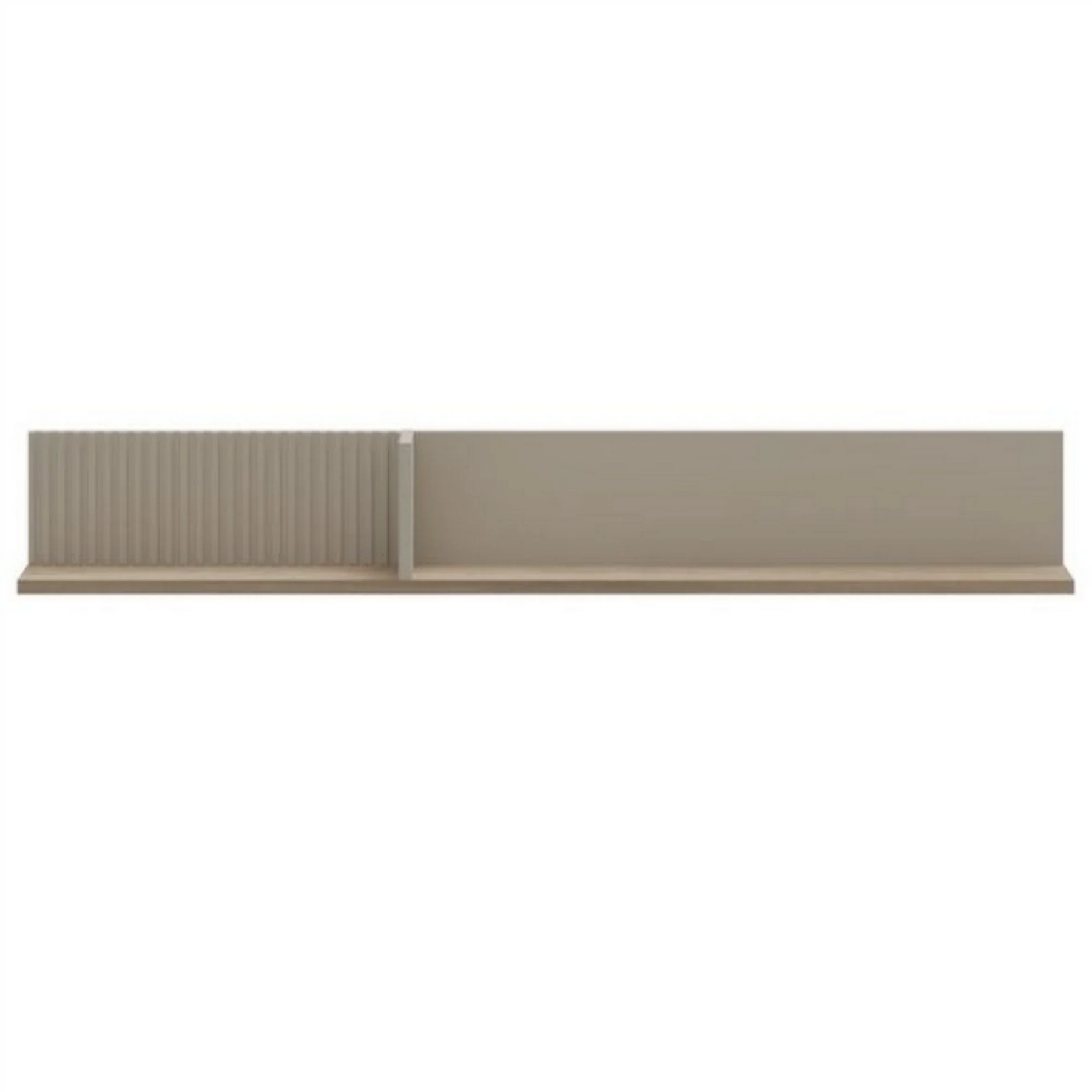 Polita PAL DOMINICO, PAL laminat, stejar silverjack, 135×19×19.5 cm