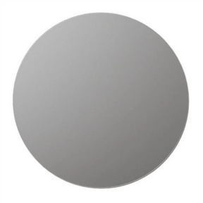 Oglinda rotunda perete DOMINICA, PAL laminat, stejar silverjack, 80×2×80 cm