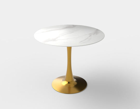 Masa alba de cafea CASEMIRO, 90X75 cm