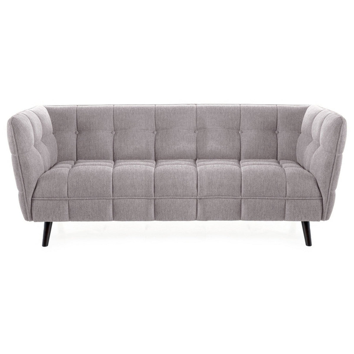 Canapea fixa 3 locuri CASTELLO 3, bej, stofa clasica - Brego 34/lemn, 200x85x78 cm