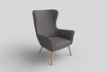 Scaune fotolii birou Cotto, gri inchis, 73X76X99X43 CM