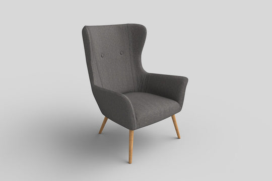 Scaune fotolii birou Cotto, gri inchis, 73X76X99X43 CM