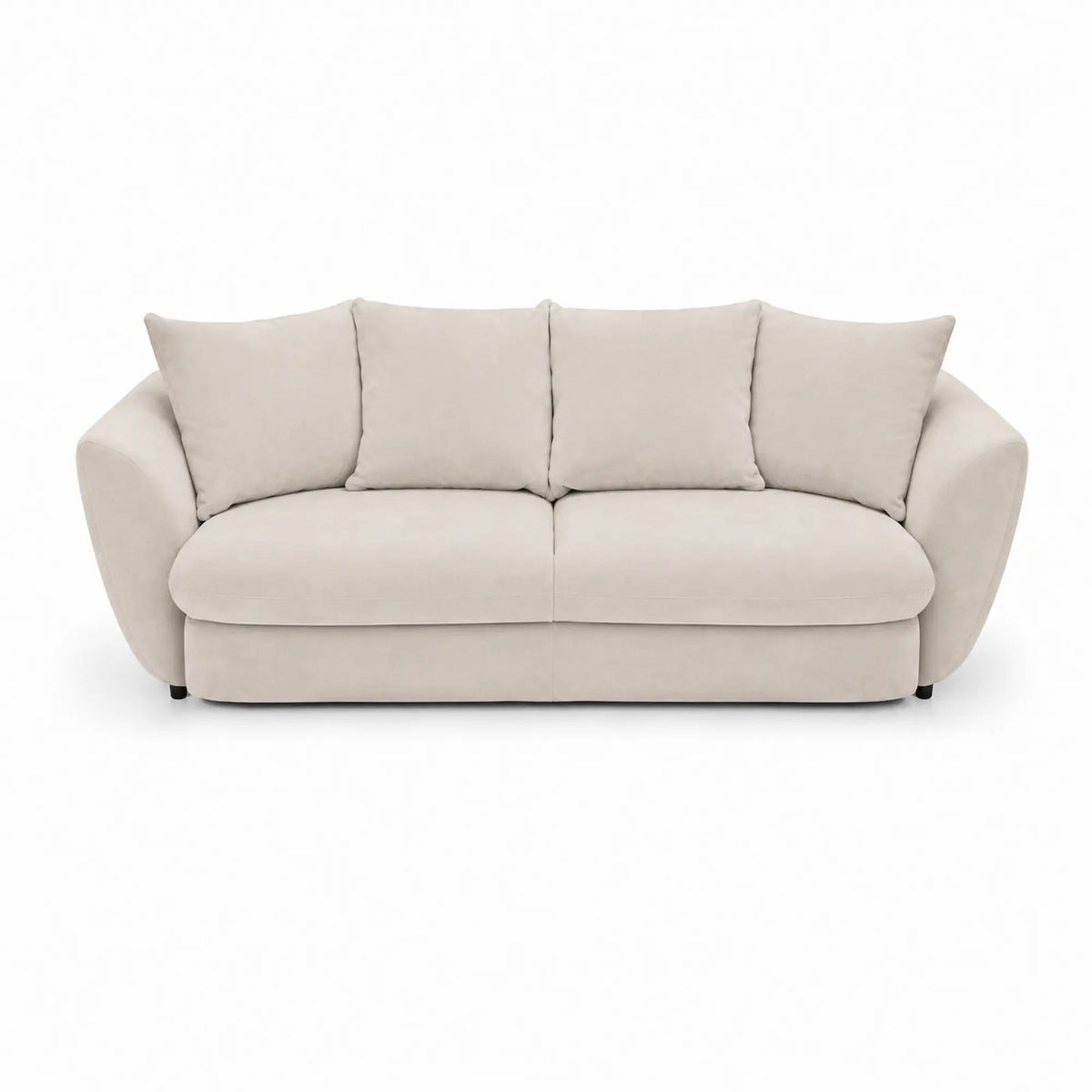 Canapea dormit NOVA, stofa crem - Miracle C273, 237x117x95 cm